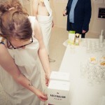 Charlotte pouring wine